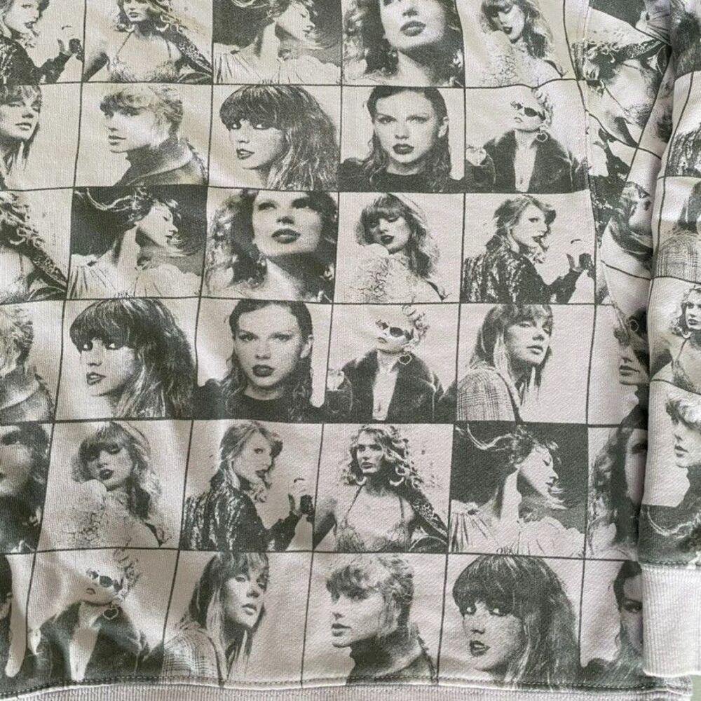 Taylor Swift The Eras Tour Sweatshirt Photo Collage Crewneck Oversized XL - Picture 6 of 11